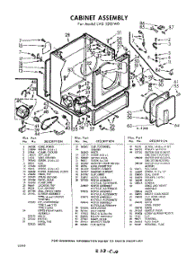 02 - Section parts for Whirlpool Dryer LVG3201W0 / from AppliancePartsPros.com