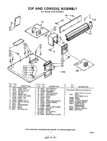 03 - Section parts for Whirlpool Dryer LVG3201W2 / from AppliancePartsPros.com