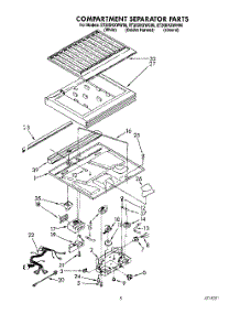 03 - Compartment Separator parts for Whirlpool Refrigerator ET20DKXWG00 / from AppliancePartsPros.com