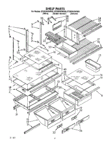 04 - Shelf, Lit / Optional parts for Whirlpool Refrigerator ET20DKXWG00 / from AppliancePartsPros.com