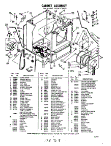 03 - Section parts for Whirlpool Dryer LVG6571W0 / from AppliancePartsPros.com