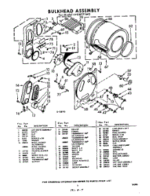 03 - Bulkhead parts for Whirlpool Dryer LVG8771W0 / from AppliancePartsPros.com