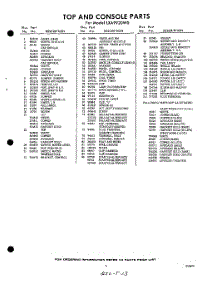 05 - Top And Console parts for Whirlpool Washer LXA9920W0 / from AppliancePartsPros.com
