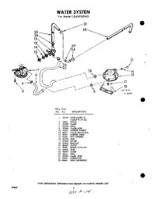 06 - Water System parts for Whirlpool Washer LXA9920W0 / from AppliancePartsPros.com