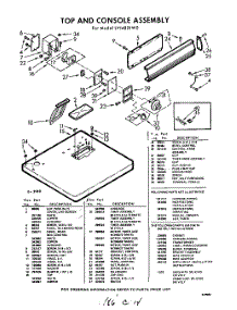 03 - Section parts for Whirlpool Dryer LVI4801W0 / from AppliancePartsPros.com