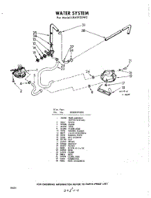 06 - Water System parts for Whirlpool Washer LXA9920W2 / from AppliancePartsPros.com