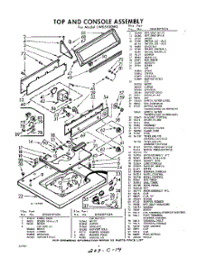 04 - Section parts for Whirlpool Washer LWB5500W0 / from AppliancePartsPros.com