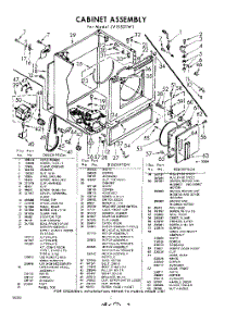 02 - Section parts for Whirlpool Dryer LVI5501W1 / from AppliancePartsPros.com