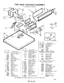 03 - Section parts for Whirlpool Dryer LVI5501W1 / from AppliancePartsPros.com