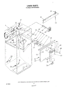 07 - Liner , Not Illustrated parts for Kitchenaid Refrigerator KTRF18KVAL00 / from AppliancePartsPros.com