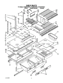 04 - Shelf, Lit / Optional parts for Whirlpool Refrigerator ET20DKXWN01 / from AppliancePartsPros.com