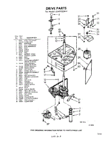 03 - Drive parts for Whirlpool Washer LXA9920W4 / from AppliancePartsPros.com