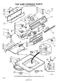 04 - Top And Console parts for Whirlpool Washer LXA9920W4 / from AppliancePartsPros.com