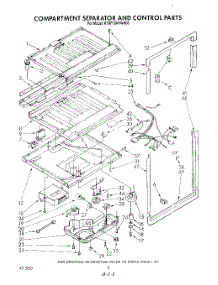 05 - Compartment Separator And Control parts for Kitchenaid Refrigerator KTRF18KVPL00 / from AppliancePartsPros.com