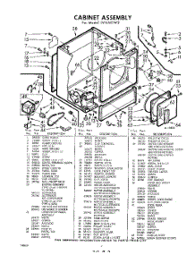 02 - Section parts for Whirlpool Dryer LVI5501W2 / from AppliancePartsPros.com