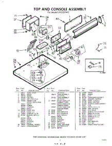 03 - Section parts for Whirlpool Dryer LVI5501W2 / from AppliancePartsPros.com