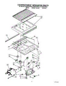 03 - Compartment Separator parts for Whirlpool Refrigerator ET20DKXWN02 / from AppliancePartsPros.com