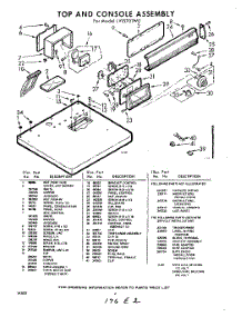 02 - Section parts for Whirlpool Dryer LVI5701W0 / from AppliancePartsPros.com