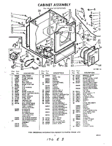 03 - Section parts for Whirlpool Dryer LVI5701W0 / from AppliancePartsPros.com