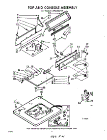 04 - Top And Console parts for Whirlpool Washer LWB6400W1 / from AppliancePartsPros.com
