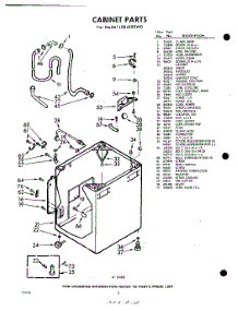 02 - Cabinet parts for Whirlpool Washer LXB4100W0 / from AppliancePartsPros.com