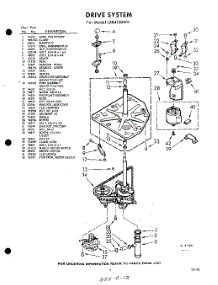 03 - Drive parts for Whirlpool Washer LXB4100W0 / from AppliancePartsPros.com