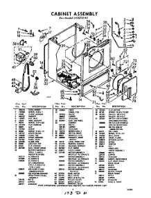 03 - Section parts for Whirlpool Dryer LVI5701W1 / from AppliancePartsPros.com
