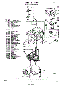 03 - Drive parts for Whirlpool Washer LXB4100W1 / from AppliancePartsPros.com