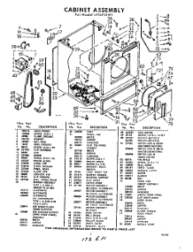 03 - Section parts for Whirlpool Dryer LVI5721W1 / from AppliancePartsPros.com