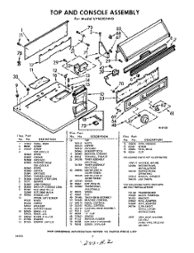 02 - Section parts for Whirlpool Dryer LVI6301W0 / from AppliancePartsPros.com