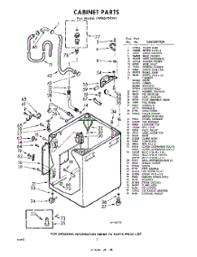 02 - Cabinet parts for Whirlpool Washer LWB6700W1 / from AppliancePartsPros.com