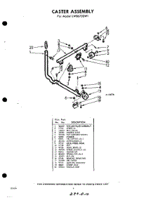 05 - Caster parts for Whirlpool Washer LWB6700W1 / from AppliancePartsPros.com