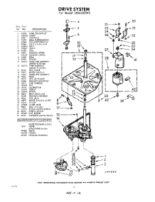 03 - Drive parts for Whirlpool Washer LXB4500W3 / from AppliancePartsPros.com