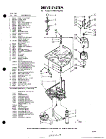 03 - Drive parts for Whirlpool Washer LWB6700W2 / from AppliancePartsPros.com
