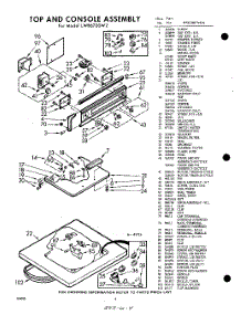 04 - Top And Console parts for Whirlpool Washer LWB6700W2 / from AppliancePartsPros.com