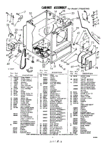 03 - Section parts for Whirlpool Dryer LVI6601W0 / from AppliancePartsPros.com