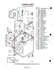 02 - Cabinet parts for Whirlpool Washer LXB4900W0 / from AppliancePartsPros.com