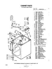 02 - Cabinet parts for Whirlpool Washer LWB7750W0 / from AppliancePartsPros.com