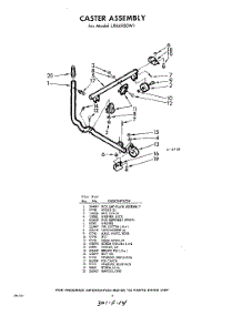 06 - Caster parts for Whirlpool Washer LXB4900W1 / from AppliancePartsPros.com