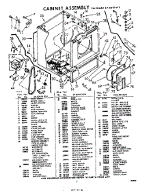 03 - Section parts for Whirlpool Dryer LVI6601W1 / from AppliancePartsPros.com