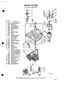 03 - Drive parts for Whirlpool Washer LWB7750W1 / from AppliancePartsPros.com