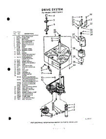 03 - Drive parts for Whirlpool Washer LWB7750W2 / from AppliancePartsPros.com