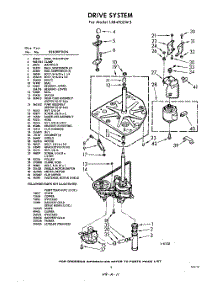 03 - Drive parts for Whirlpool Washer LXB4900W3 / from AppliancePartsPros.com