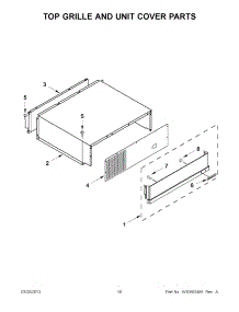 08 - Top Grille And Unit Cover Parts parts for Kitchenaid Refrigerator KBRC36FTS07 / from AppliancePartsPros.com