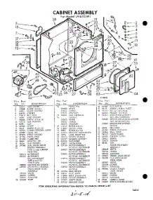04 - Section parts for Whirlpool Dryer LVI6701W1 / from AppliancePartsPros.com