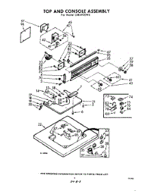 04 - Top And Console parts for Whirlpool Washer LXB4920W0 / from AppliancePartsPros.com