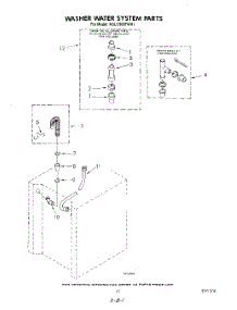 12 - Washer Water System parts for Kitchenaid Washer Dryer Combo KGLC500TAL1 / from AppliancePartsPros.com