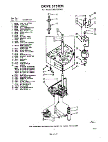 03 - Drive parts for Whirlpool Washer LXB5150W0 / from AppliancePartsPros.com
