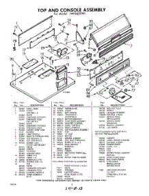 02 - Section parts for Whirlpool Dryer LWE6600W1 / from AppliancePartsPros.com