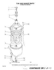 11 - Tub And Basket parts for Kitchenaid Washer Dryer Combo KGLC500THT0 / from AppliancePartsPros.com